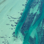 Load image into Gallery viewer, Shark Bay, Western Australia, seen from above. Fine art print by Martine Perret.
